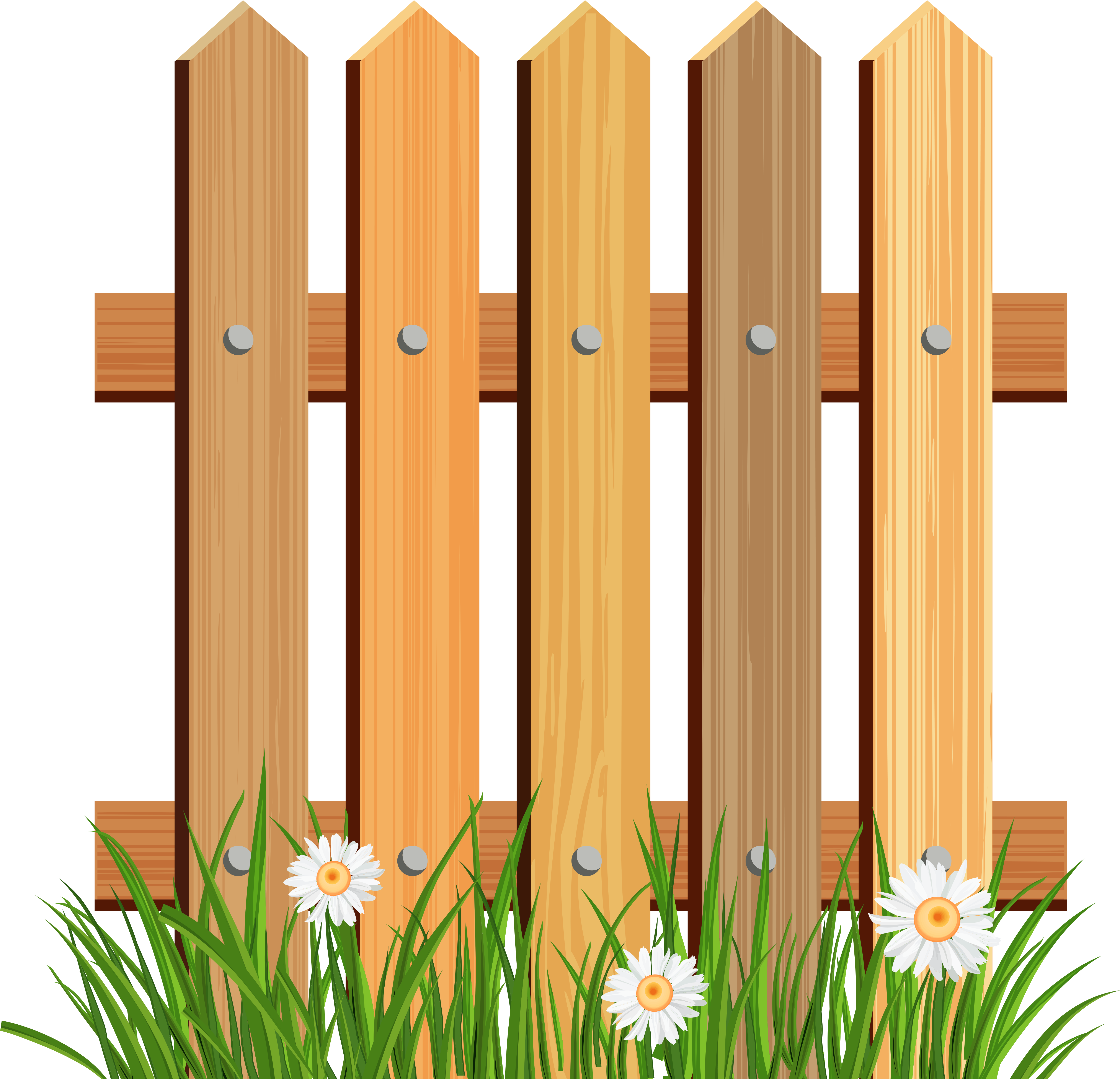 Eden And Adam Eve Clipart Of Yard, Fence And Garden - Clip Art (5165x5109)