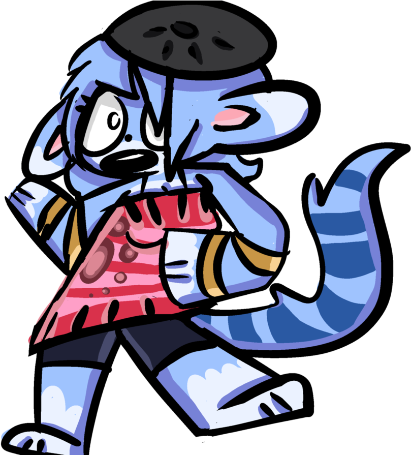 Furry Blu By Deadly-cupcake - Furry Blu By Deadly-cupcake (894x894)