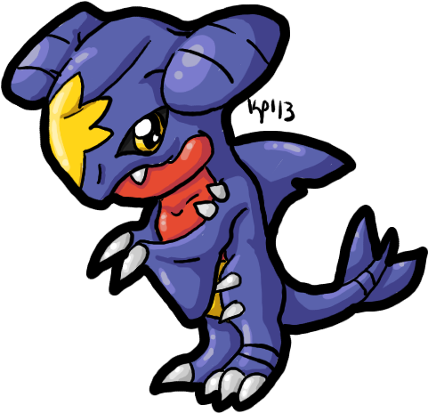Garchomp Chibi By Kmp0511 - September 9 (501x482)