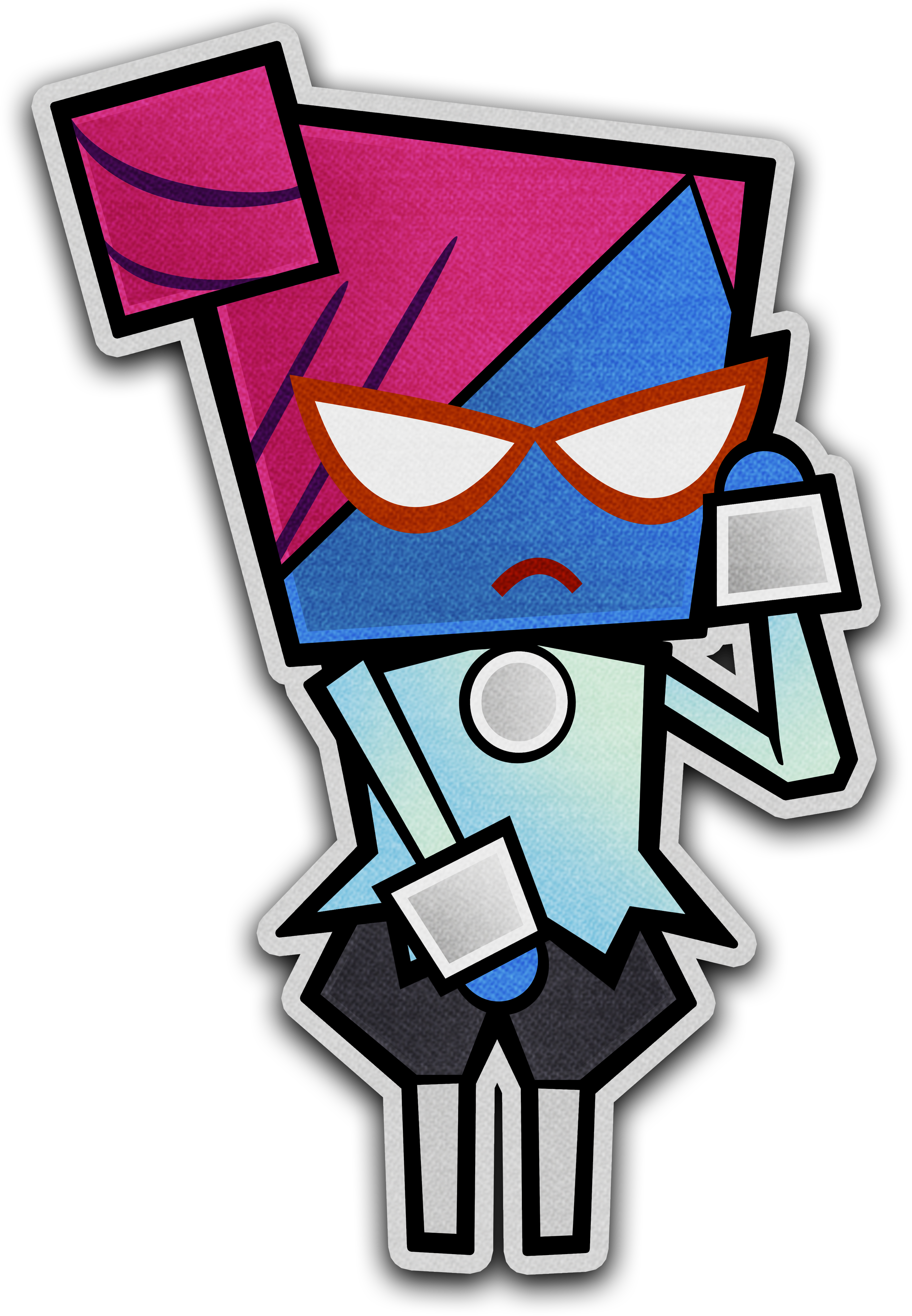 10th Anniversary Clip Art - Super Paper Mario Nastasia (3238x4259)