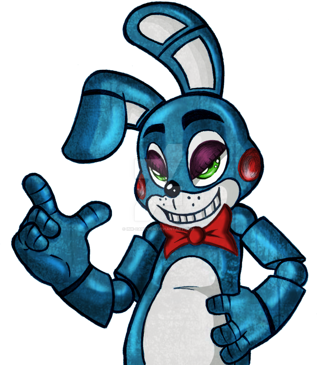Toy Bonnie By Ink Cartoon - Toy Bonnie By Ink Cartoon (1024x1177)