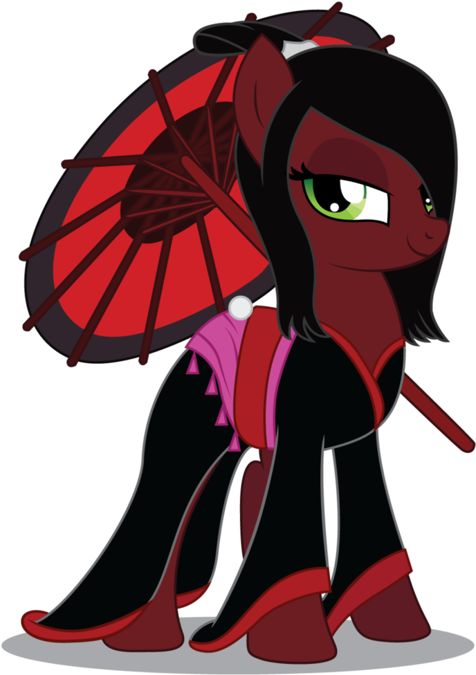 Japanese Pony By Dragonchaser123 - Cartoon (750x1065)