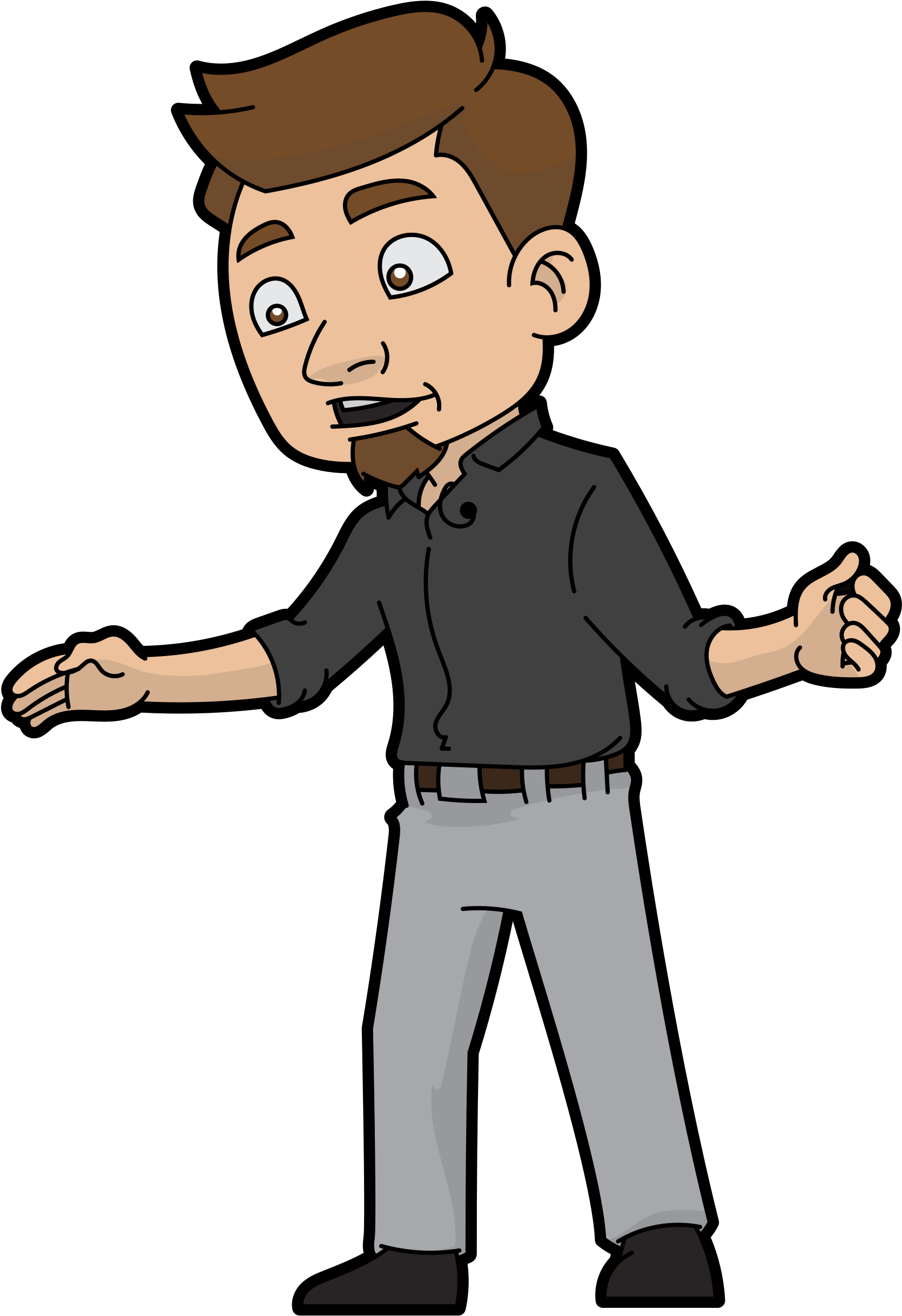 Casual Cartoon Male Public Speaker - Wikimedia Commons (2000x2588)