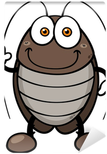Vector Illustration Of Cartoon Cockroach Wall Mural - Cockroach Cartoon Png (400x400)