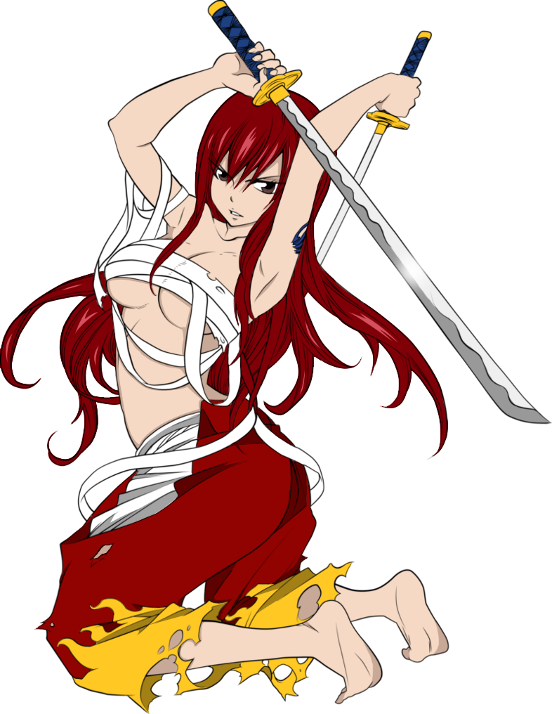 Erza Scarlet By Keit45 - Erza Scarlet Samurai Armor (786x1016)