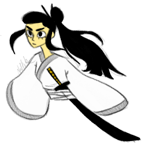 Samurai Jacqueline By Fariviashikiro - Samurai Jacqueline And The Scotswoman (488x493)