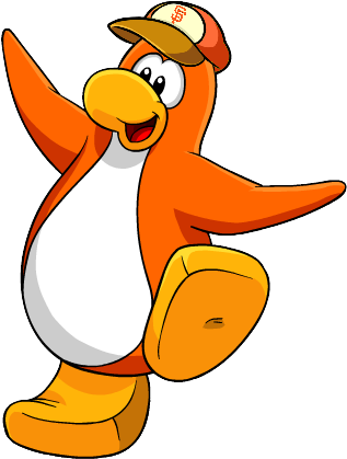 Sf Giants Fan Penguin By Hazelcpgfx - Guia De Turistas Club Penguin (400x490)