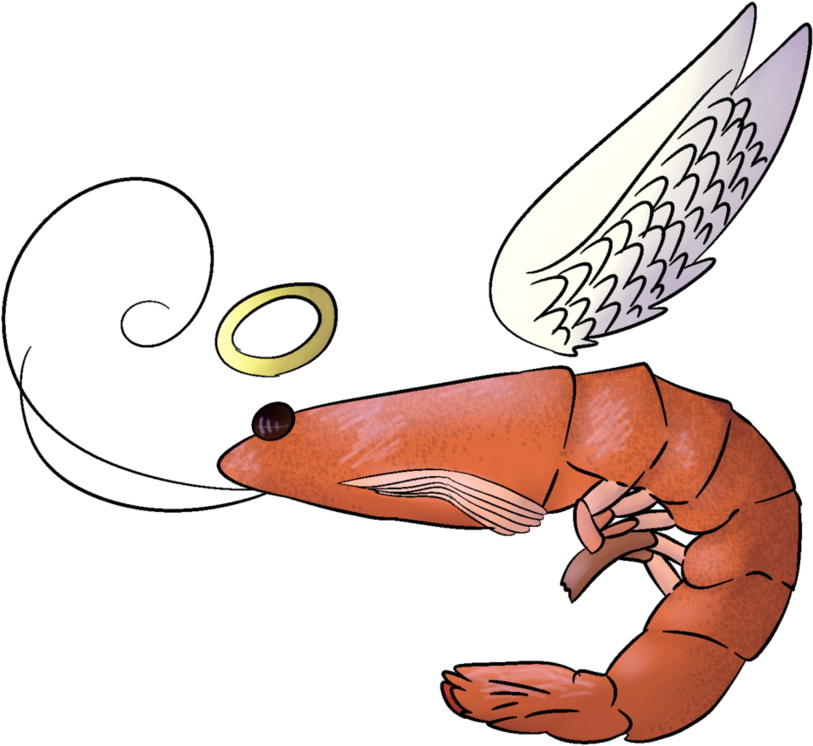 Shrimp Heaven When By Itselliot - Cartoon (894x894)