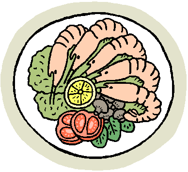 Poetry Platter - Com/appetizers - Plate Of Food Clip Art (388x355)