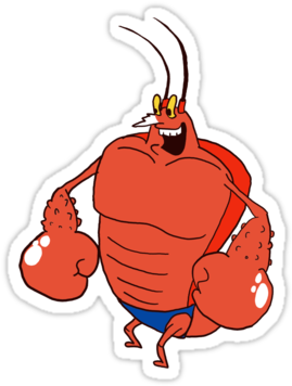 Highlight This Box With Your Cursor To Read The Spoiler - Larry The Lobster Png (375x360)