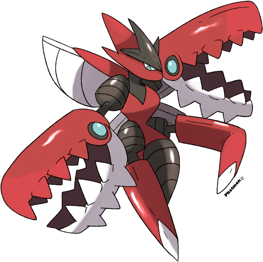 Mega Scizor By Phatmon66-d8oulit - Pokemon Scizor Mega Evolution (875x914)