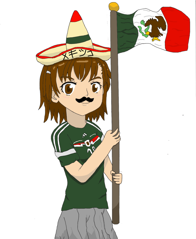 Mexican Misaka Mikoto Render Version By Pikaforce - Misaka Mikoto Mexican (831x962)