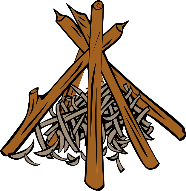 With Practice, You Will Soon Learn To Build The Perfect - Teepee Fire (623x640)