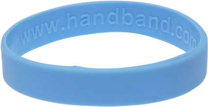 Light Sky Blue Powder Plain Blank Handband Handbands - Bangle (430x600)