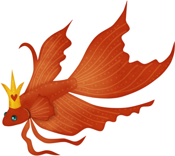 Red Fish - Clip Art (600x535)