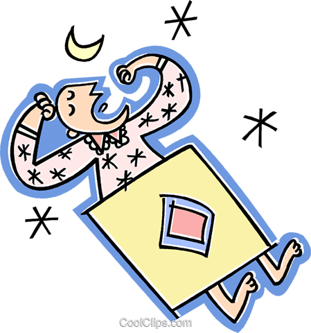 Dormir Livre De Direitos Vetores Clip Art Ilustração - Dormir Livre De Direitos Vetores Clip Art Ilustração (449x480)