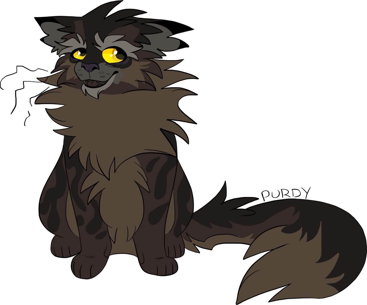 100 Warrior Cats Challenge Day - Warrior Cats Purdy (1280x1065)