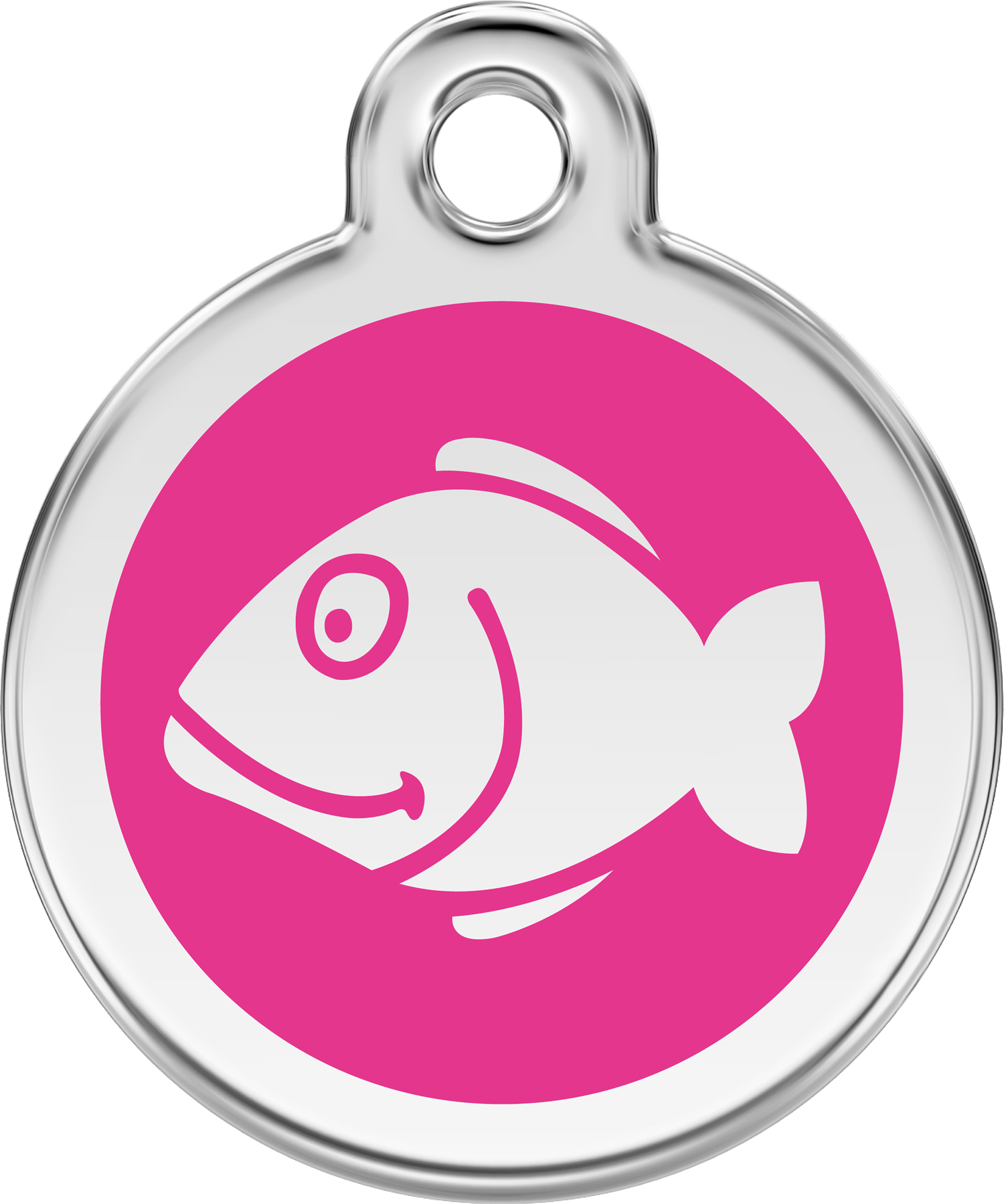 1fihps, 9330725036666, 图片 - Red Dingo Fish Cat Id Tag - Hot Pink (1500x1799)