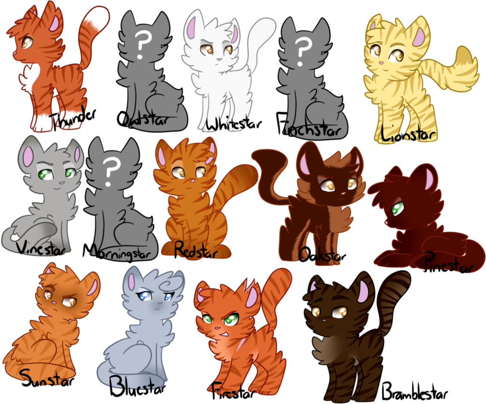 Warriors Leaders Of Thunderclan (979x816)