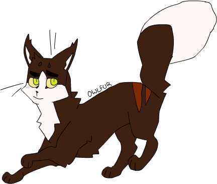 Warrior Cats Project - Nifty Senpai Warriors Dustpelt (500x364)