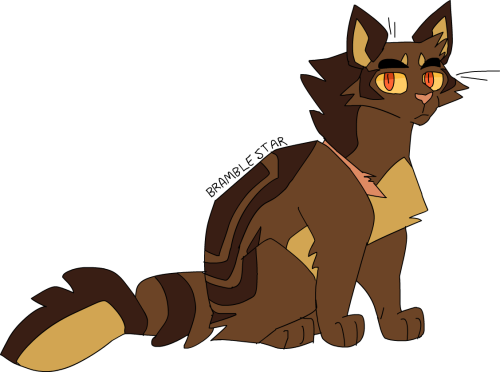 Nifty Senpai Art - Warrior Cats Nifty Senpai Brambleclaw (500x372)
