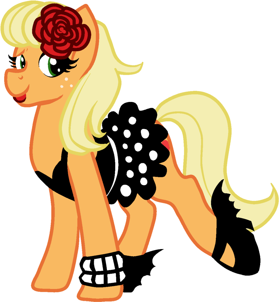 Alternate Hairstyle, Applejack, Artist - Cartoon (939x1024)