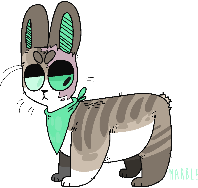 Warrior Cats Character Doodle By Marble Cat Paws - Warrior Cats Badger Vs Cats (892x826)