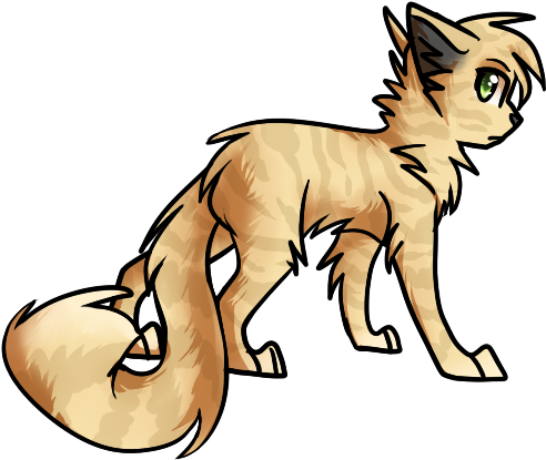Kittehs Sandstorm Kittehs Sandstorm Kittehs Sandstorm - Sandpaw Warrior Cats (560x450)