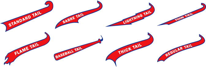 Free Baseball Tail Clipart - Graphic Design (680x240)