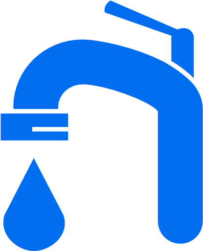Leaking Taps - 24 7 Water Supply Icon Png (512x512)