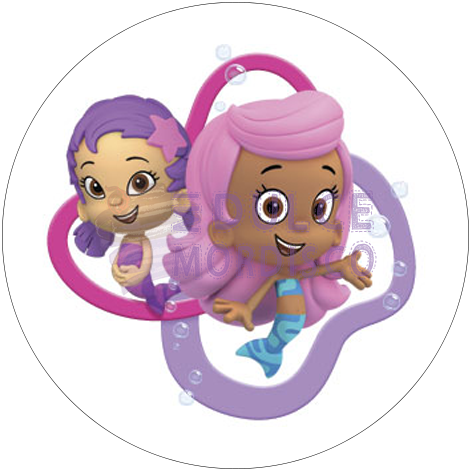Paper D'arros Bubble Guppies N003 - Lunarland Wall Stickers Lunarland Bubble Guppies 44 (472x472)