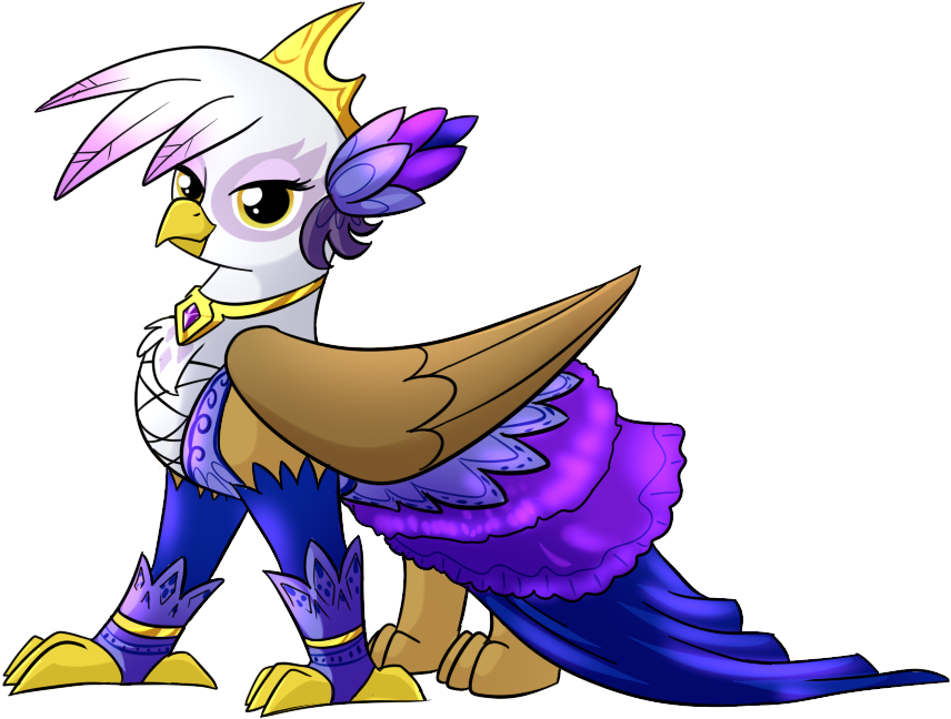 Rarity Pinkie Pie Rainbow Dash Princess Luna Fluttershy - Mlp Griffon Queen (1000x903)