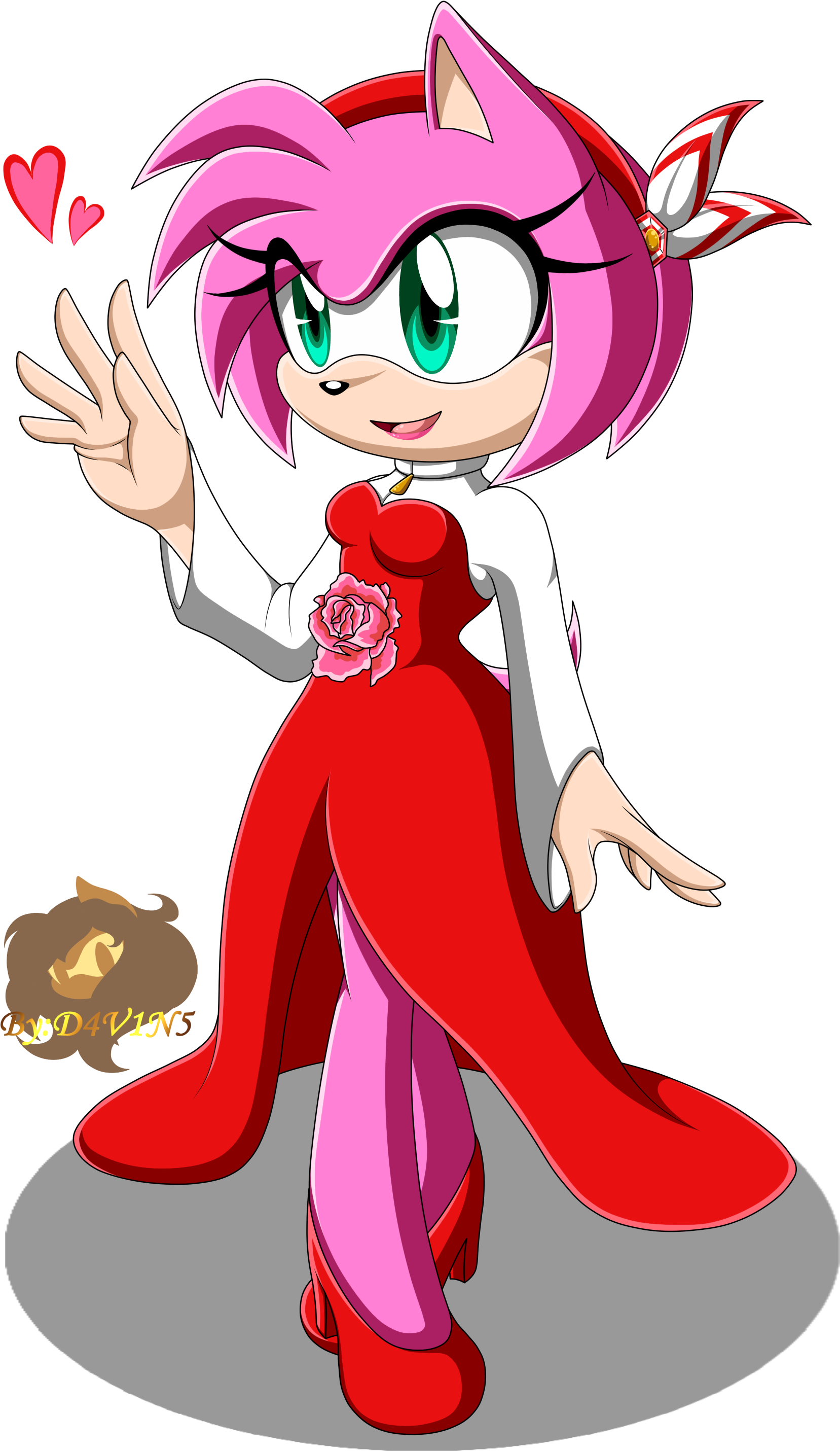 Amy Rose By Midnachangeling - Gorgeous Amy Rose (1746x3104)