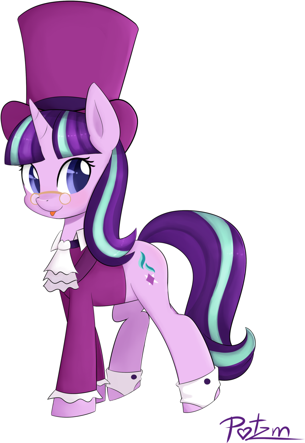 Tail Clipart Top Hat - Cartoon (1280x1640)