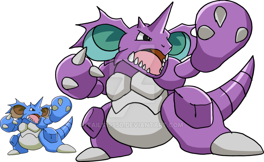 Nidoking Vs Shiny Nidoking (900x552)