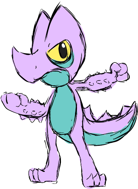 Ehronian Treecko By Deku93 - Cartoon (542x637)
