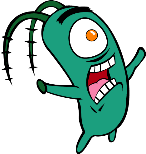 Colorful Fish Clipart - Sponge Bob Characters (500x500)