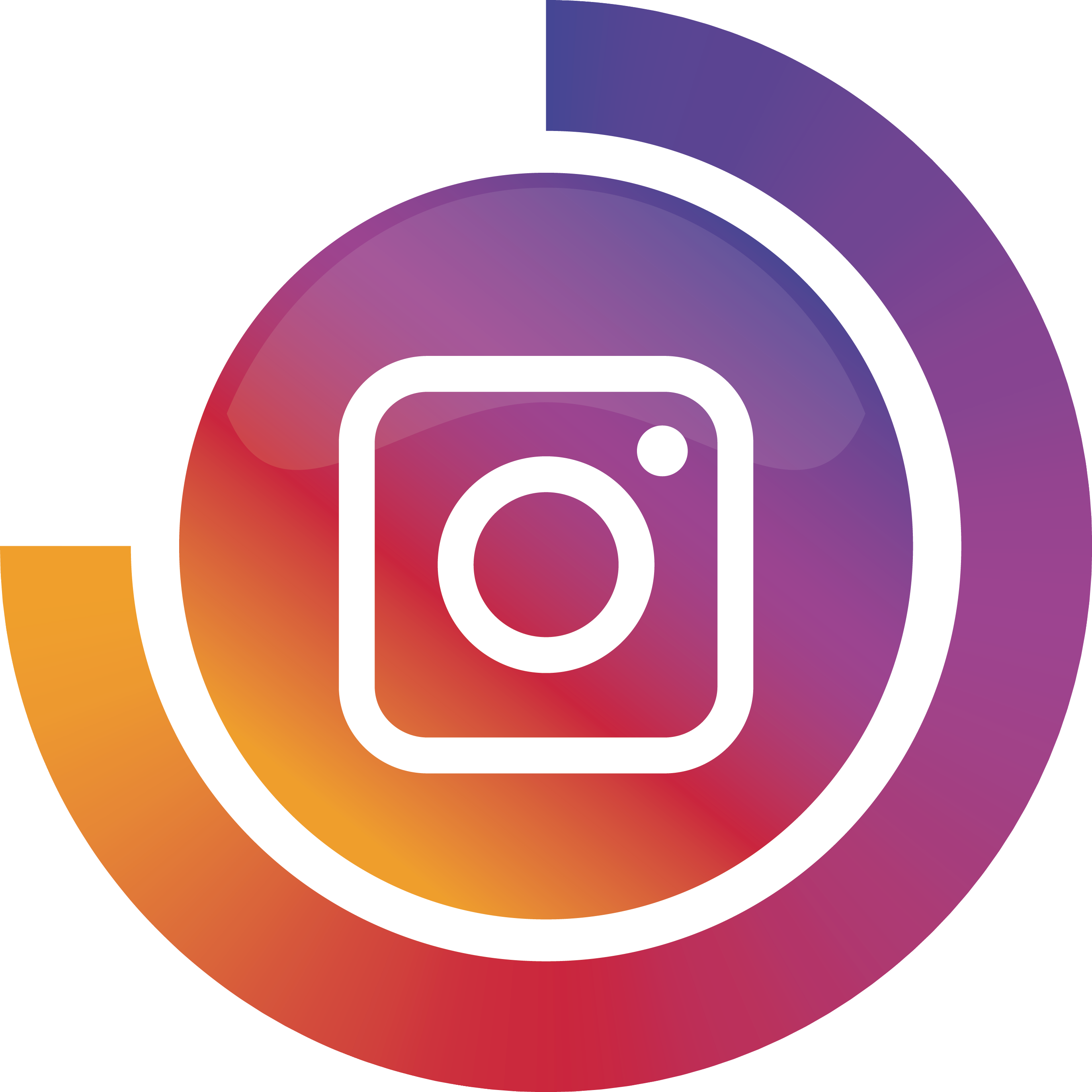 Instagram Youtube Photography Facebook - Vector Graphics (2743x2743)