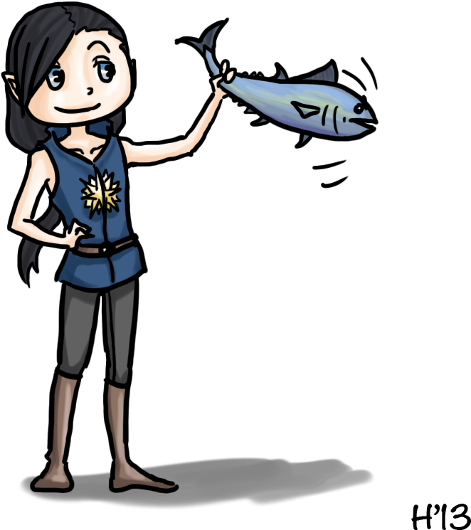 Maglor/tuna By Houkakyou - Cartoon (774x822)