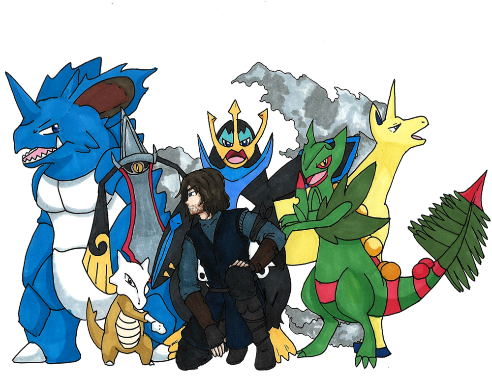The Ranger's Team By Valichan - Pokemon Lotr (1024x765)