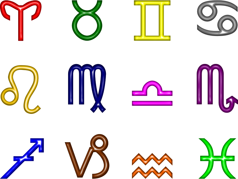 Zodiac Clipart Free For Download - Zodiac Signs Free (800x602)