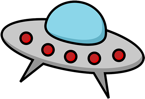 Are They Real Story - Spaceship Clipart (500x345)