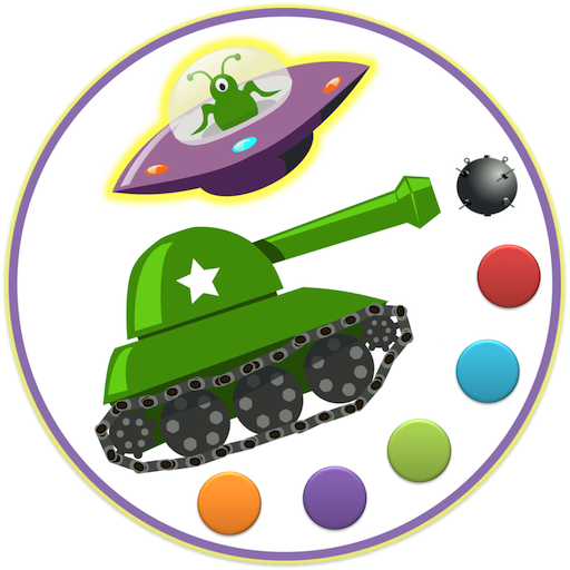 Earth Are Dark With The Alien Spaceships Hovering Over - Cartoon Tank Shower Curtain (512x512)