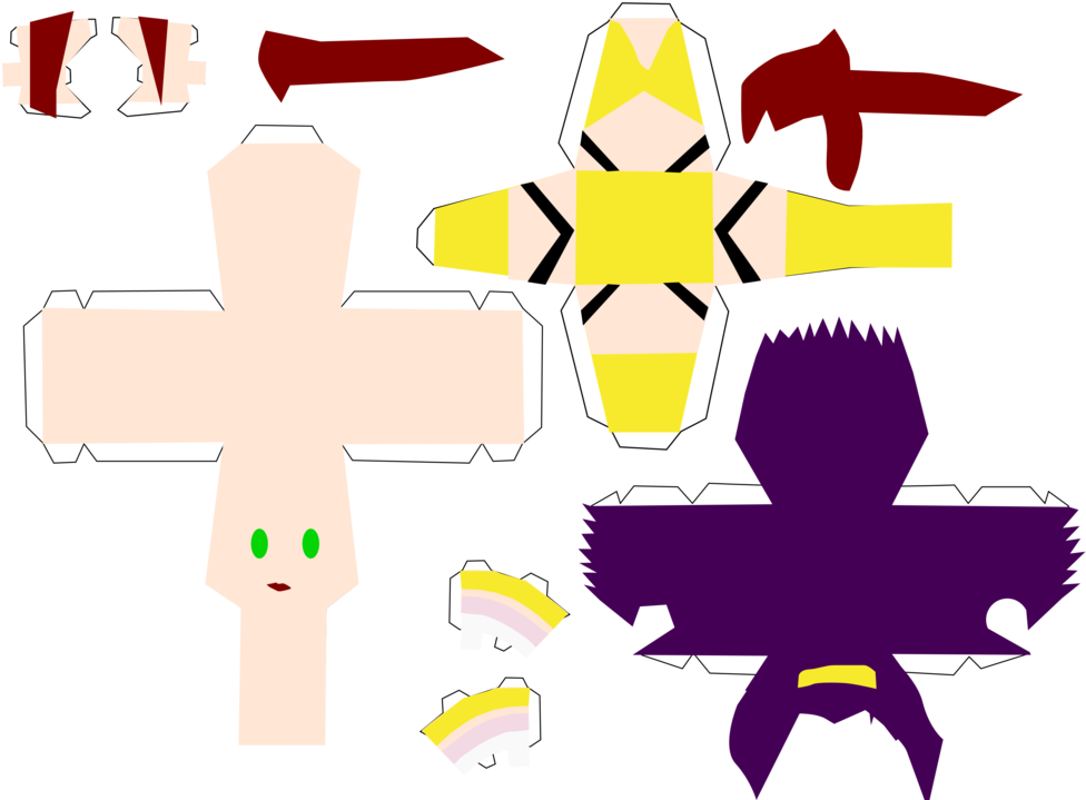 Faye Valentine By Ryoukamui - Hetalia Papercraft (1024x724)