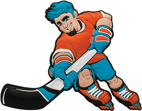 Skates Hockey Dude Trick Shot Sports Action Figure - Illustration (523x600)