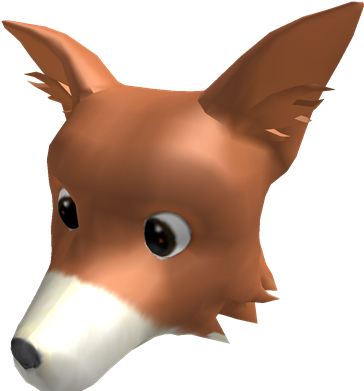 Polar Fox Clipart Fox Head - Roblox Arctic Fox Head (420x420)