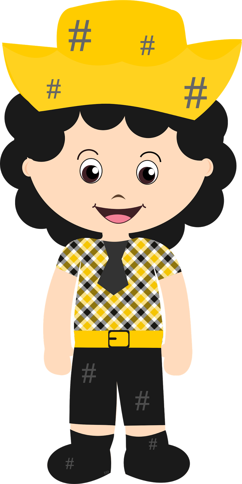 Festa Junina - Boneco De Sao Joao Png (802x1600)