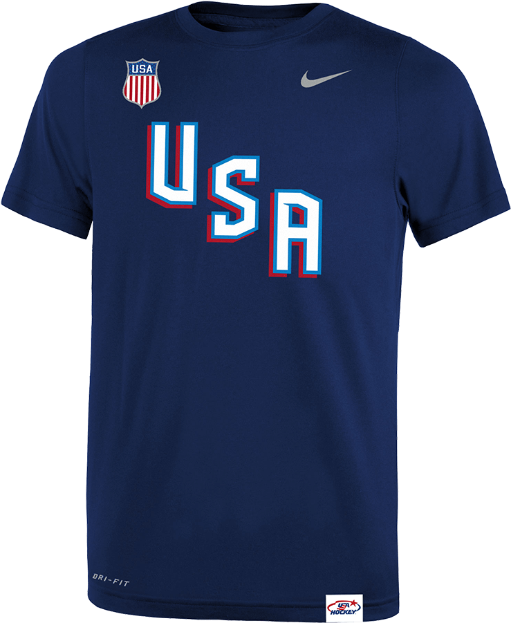Nike 2018 Rush Blue Olympic Dri Fit Youthtee Nike Dri - T-shirt (1000x1000)