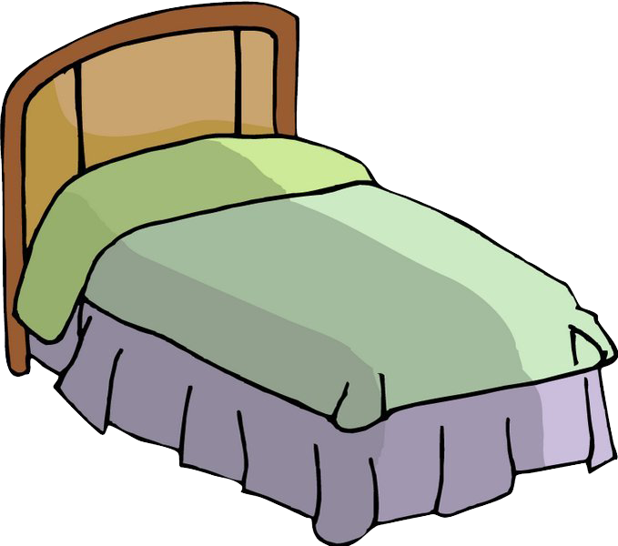 Bedroom Cartoon Household Goods - Cartoon Bed Transparent (679x600)
