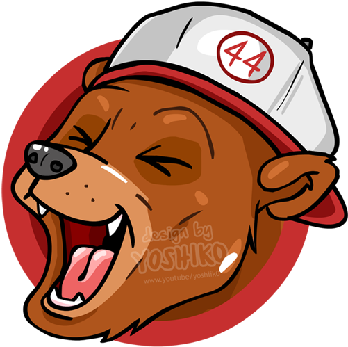 Cartoon Bear Head Icon By Yoshik0-animation - Cartoon (500x553)